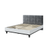 Кровать 1600 с настилом из латофлексов с мягким изголовьем "Шарлиз"