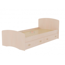 Кровать-6 одинарная с 2-мя ящиками