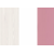 Белая Лиственница/Белый Глянец/Розовый