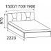 Кровать с подъемным механизмом "Соната"