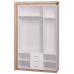 Шкаф для одежды с ящиками 3-х дверный без зеркал "Люмен" №15