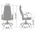 Кресло для руководителя "LK-3 CH" хромированное пятилучье, износостойкий перфорированный материал NewLeather из натуральной кожи